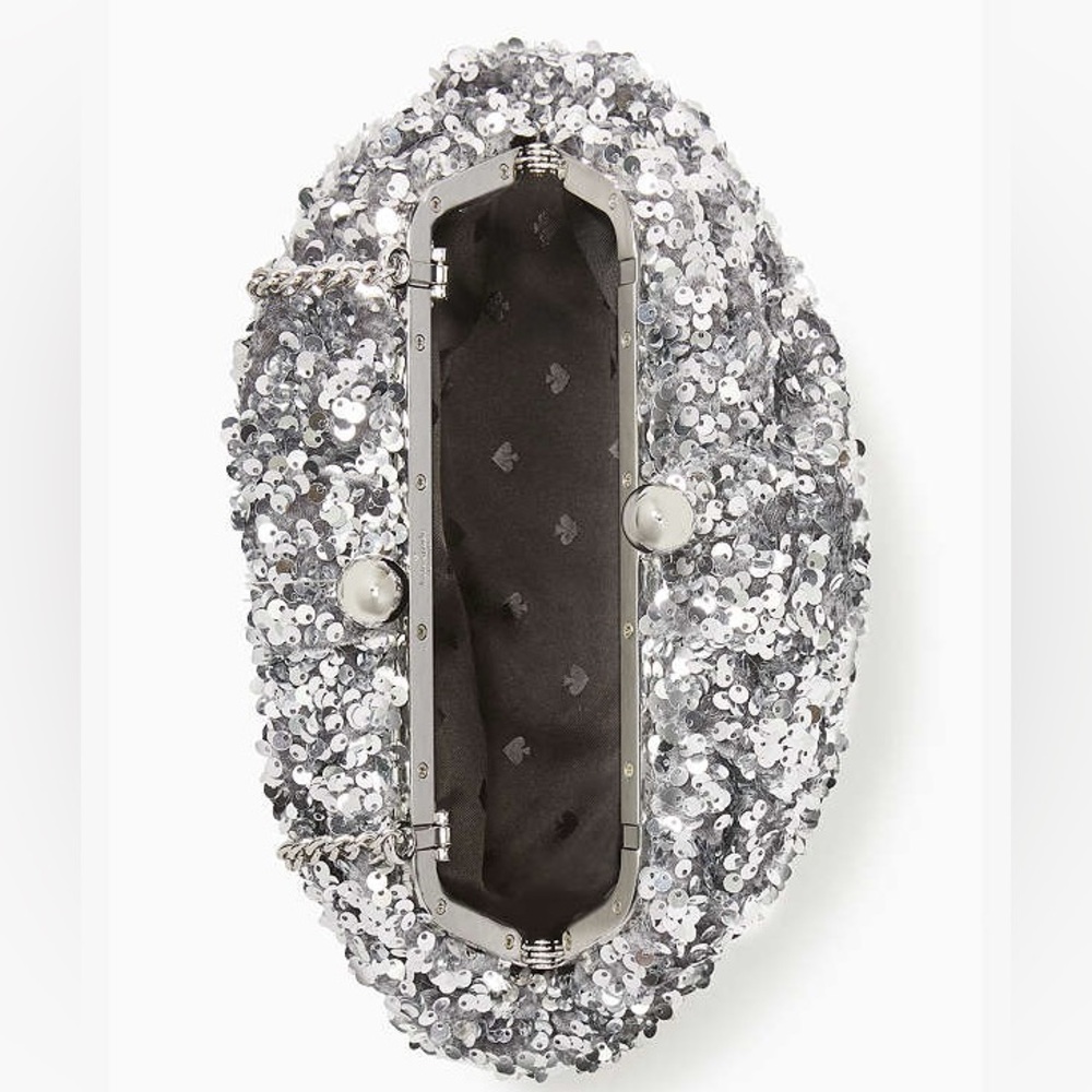 kate spade Silver Sequin Clutch - Picture 4 of 11